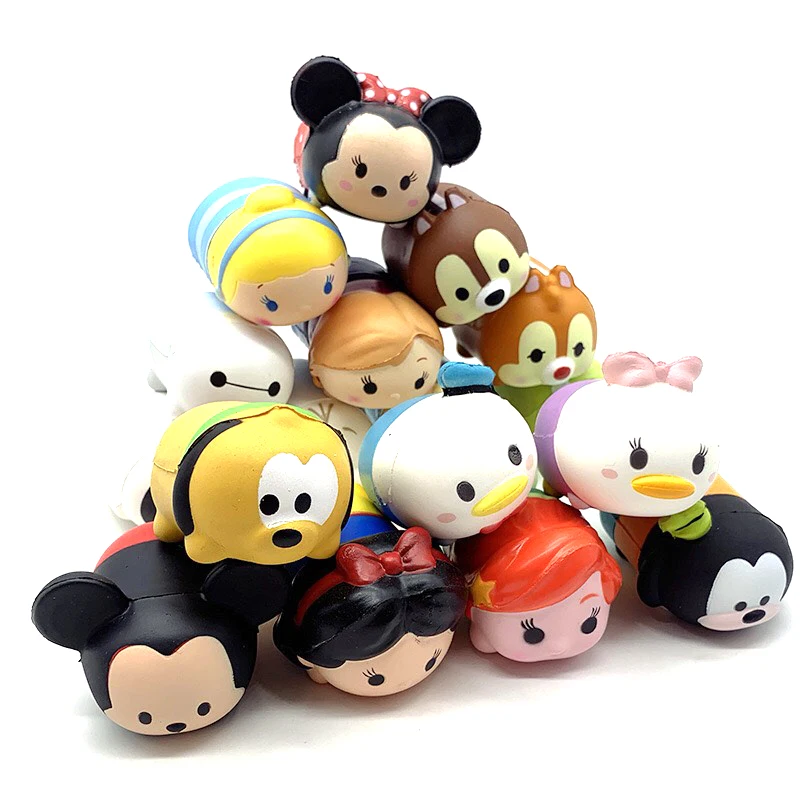 Newest Cute Cartoon figure Lying Squishy 18 designs Stack Squishies Slow Rising Squeeze Stress Relieve Doll toys