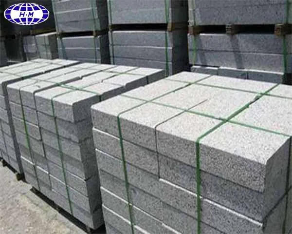 Nature black basalt curbstone for driveway