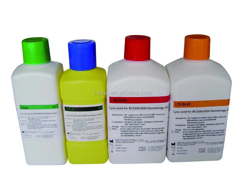 
Hematology Reagents for Mindray BC series-BC6800/6900/5800/5600/5500/5380/5200/5300/5100/5180/5390(CRP)/5310/2300/2800/3000/3200 