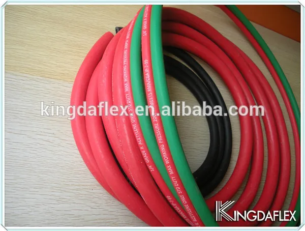 Гладкая поверхность ацетилен сварочный аппарат промышленные резиновый шланг