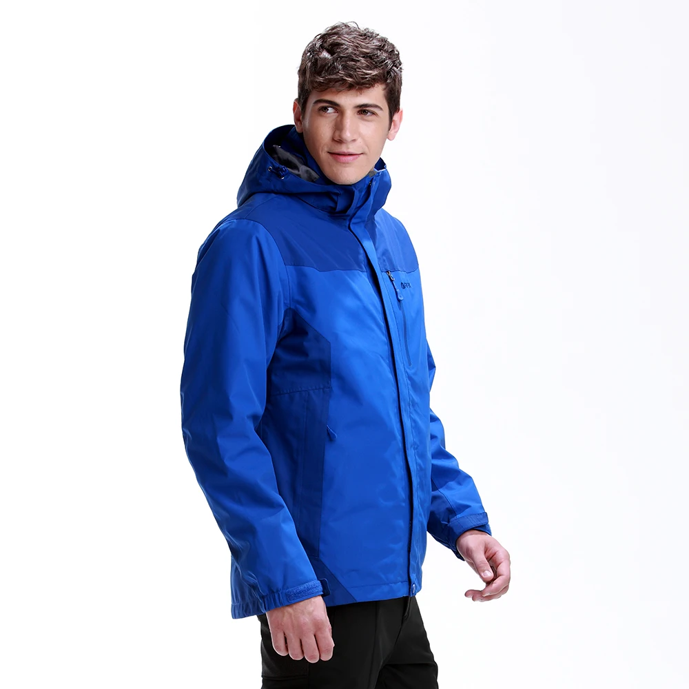 Rax  Men Waterproof Windproof Warm Hiking Jackets Winter Outdoor Camping Jacket Thermal Coat