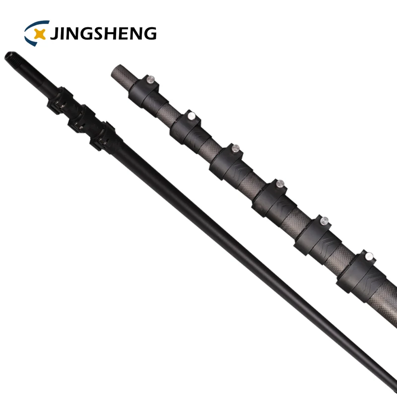 8m 10m 12m 15m 18m carbon fiber telescopic pole