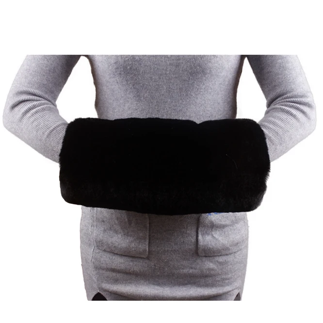 
New Fashion Ladies Winter Wedding Warmer Faux Fur Hand Muff 