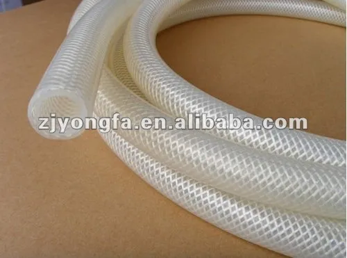 Прозрачный силиконовой плетеный шланг