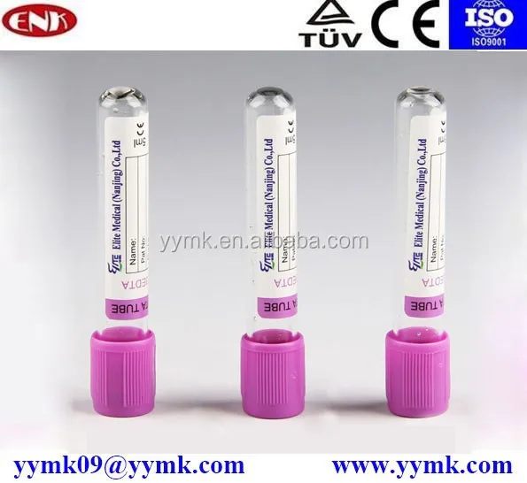 Медицинские пробирки, трубки edta 5 мл, трубки для взятия крови от производителя