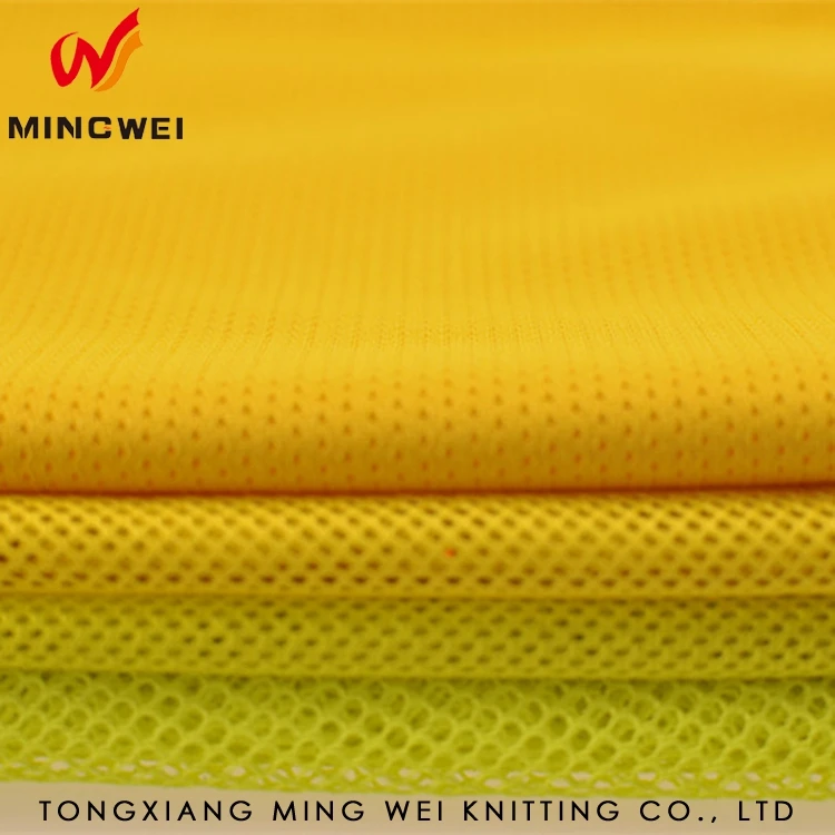 High Quality Anti Uv Solid Swimsuit Polyester Dresses Air Flow Sequin See Through Mesh Fabric