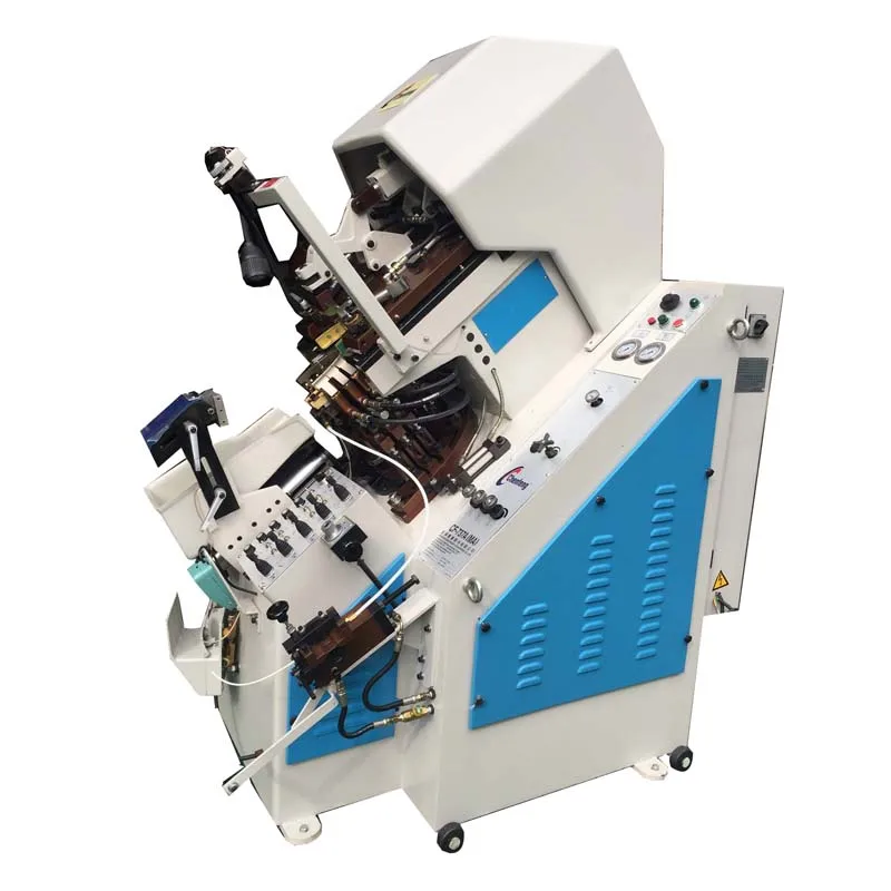 
9 pincer thermoplastic leather toe lasting Chenfeng shoe making machine CF-737MA 