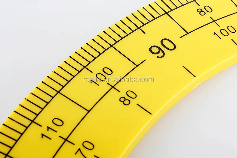 Преподавательный пластиковый транспортир