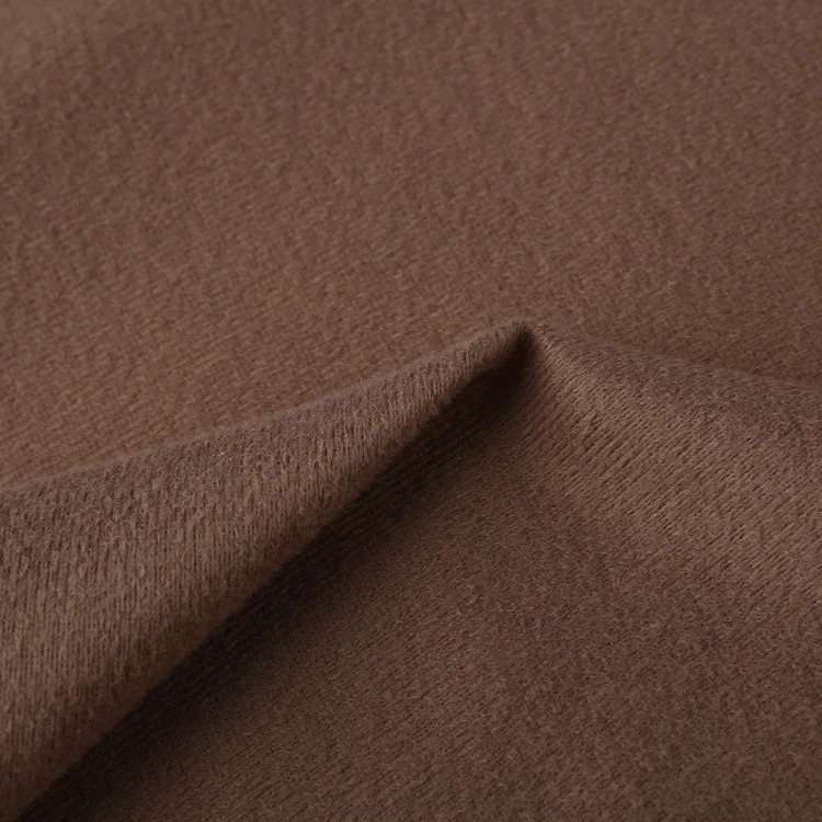 
Classical Brown Soft Tricot Fabric 90g Polyester Velvet Fabric Chinese Supplier for Garment 