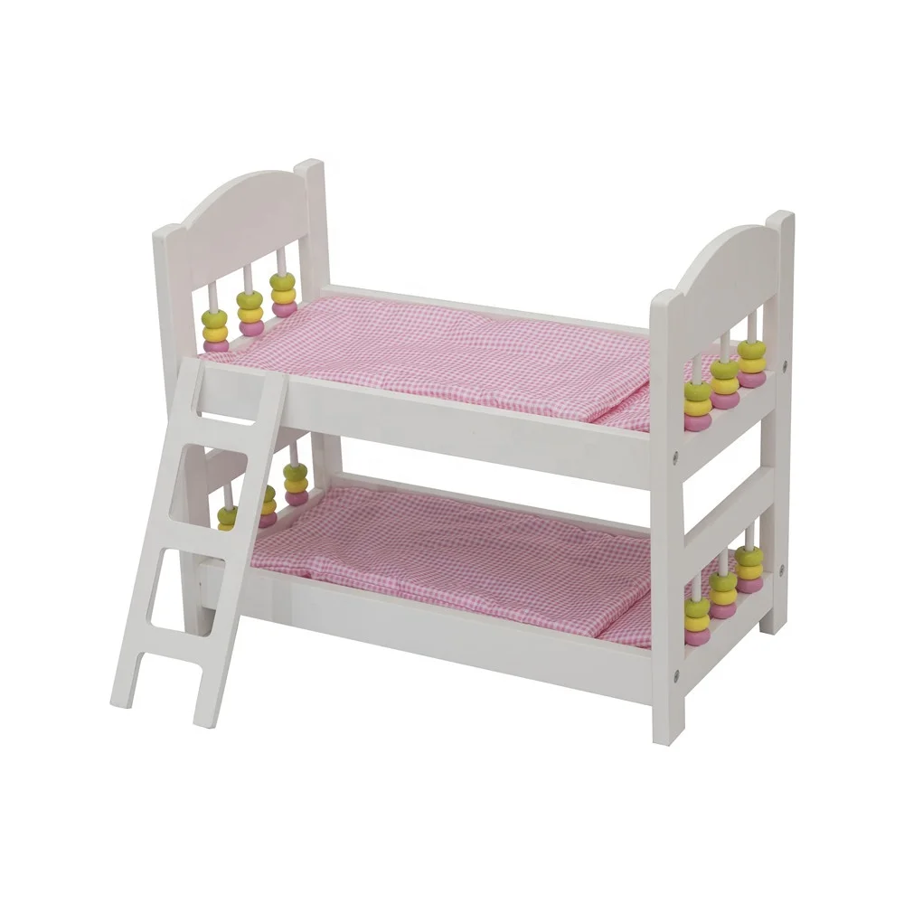 Детская игрушка Reborn Baby Doll мини кукла кровать Экологичные деревянные современные наборы игрушечной мебели 50-60days 50x28x45 см МДФ, дерево, WF-127-1 500 шт