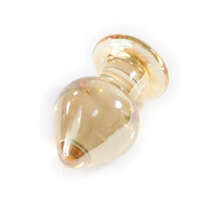 Transparent Big Huge Large glass dildo Sex  penis Crystal Anal Butt Plug beads glass sex toy for woman