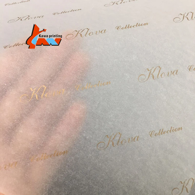 Custom Brand Name Printed Wrapping Tissue Paper For Clothing