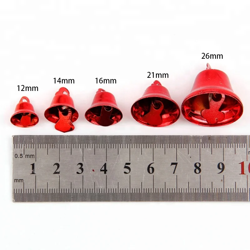 Wholesale Christmas decorative hanging gold metal brass jingle bells