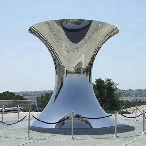 Modern Large Urban Stainless Steel Abstract Figure Body Sculpture