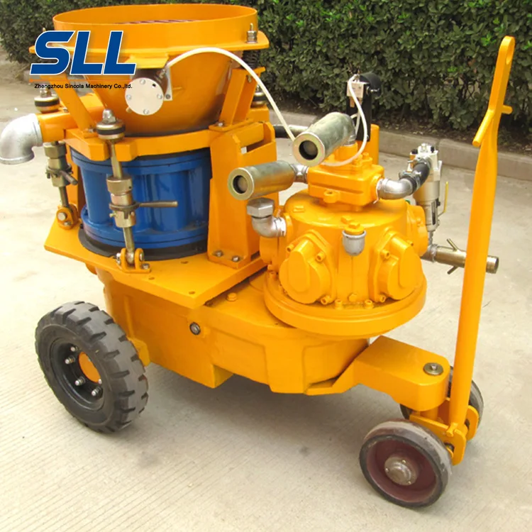 Supply spz-5 air motor anti-explosion dry shotcrete spray concrete gunite machine