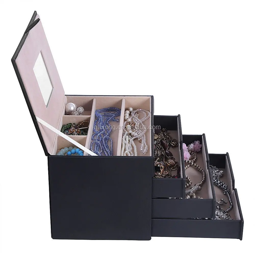 Leather Sunglass Glasses Display Case Storage Organizer Collector Box