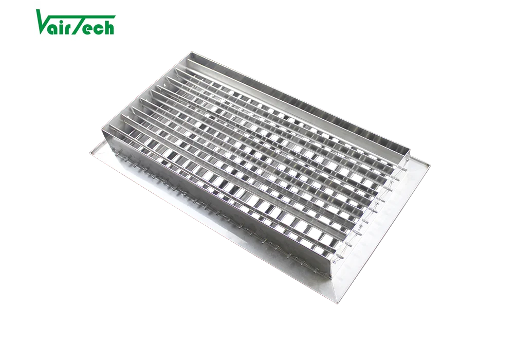 Modern Design HVAC Stainless Steel Registers and Grilles Air Louvers Vent for Air Conditioning Ventilation
