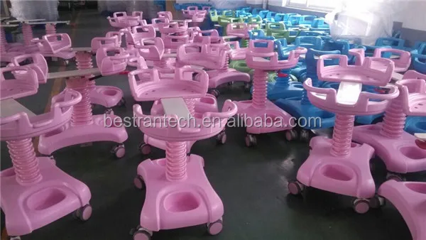 BT-AB101 Height Adjustable Baby Bassinet Cart Mobile Medical Infant Cot Crib Hospital ABS Plastic with Plastic Hospital Bed