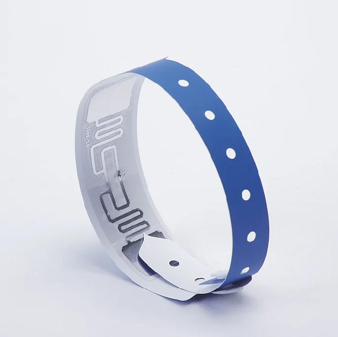 RFID paper wristband for disposable/single/one time use
