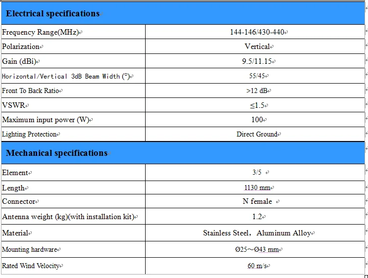  VHF UHF двухдиапазонная антенна yagi/наружная