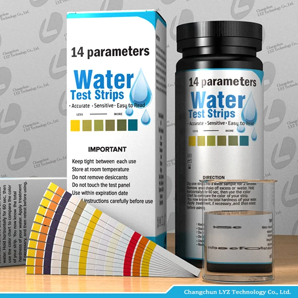 14 in 1 water quality test strips
