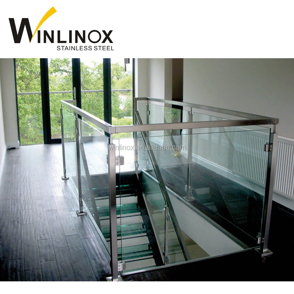 Outdoor inox steel frameless terrace glass spiral staircase prices