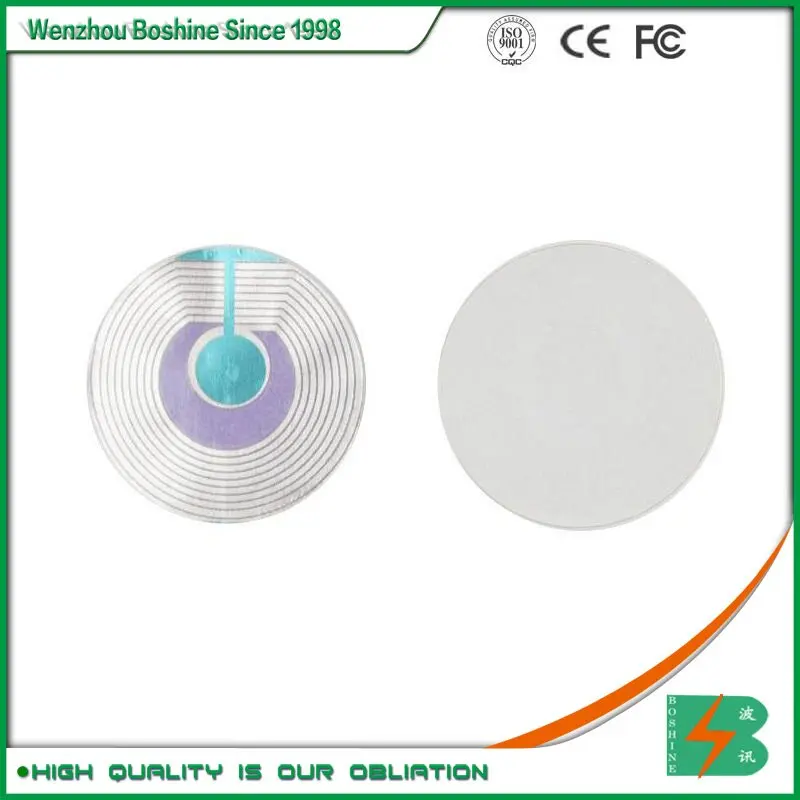 Электронные Статьи Надзору рф мягкий ярлык 4*4 см Площадь Мягкой Этикетке со Штрих-Кодом