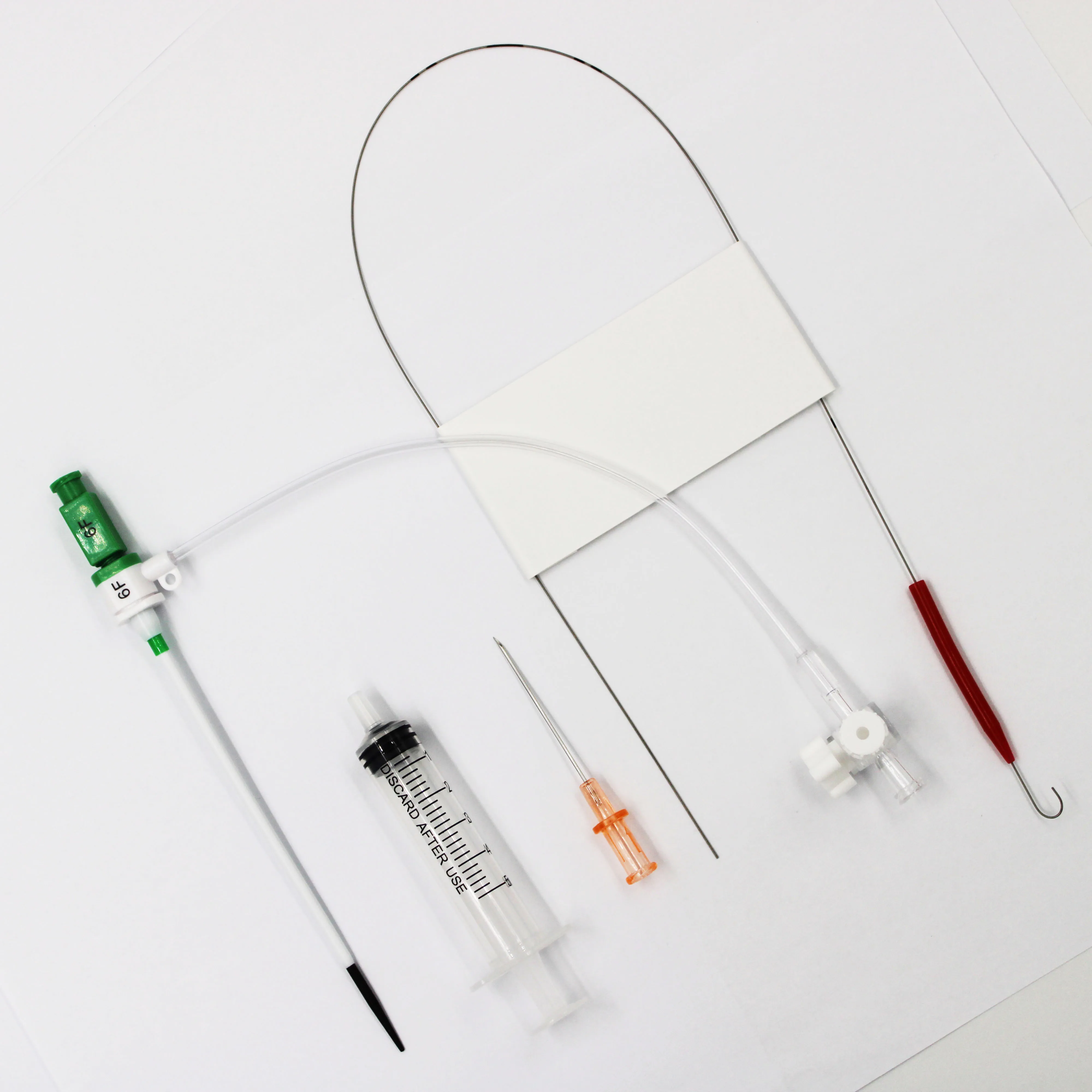 Ortus 6F 7F 8F Femoral/Radial invasive Introducer Kit with Dilator, Guide Wire, Seldinger Needle