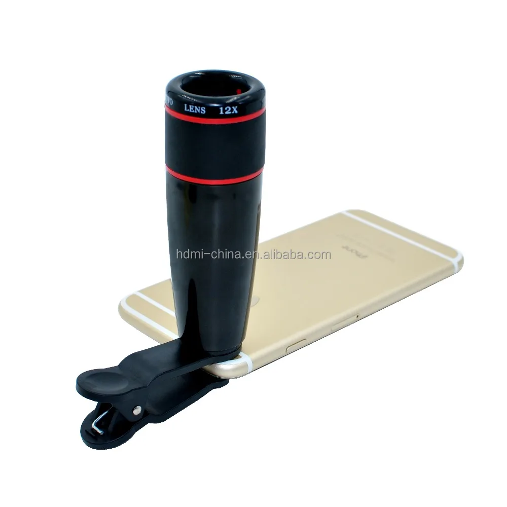 
Cell Phone Lenses 12x Optical Zoom Telescope Lens For Mobile Phone 