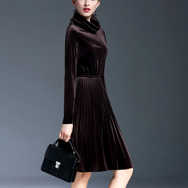 Latest Dress Designs for Ladies Velvet Dress Wholesale