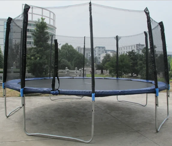 15ft Professional Heavy duty powerful fitness trampoline for children