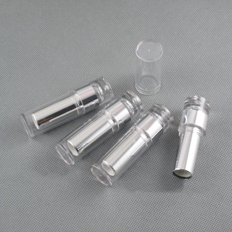Wholesale 5G 12.1mm Clear White Empty lipstick Lip Balm Container Tube