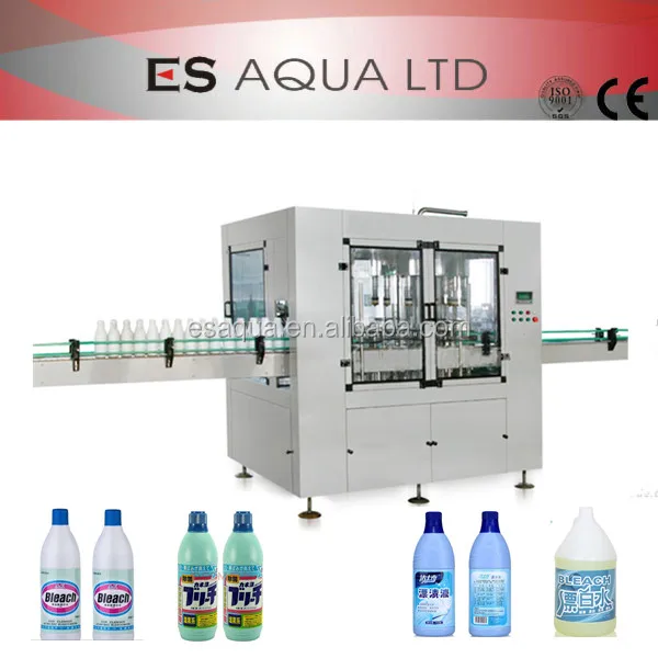 Bleach filling machine / Hydrogen peroxide filling machine / Toilet cleaner filling machine price