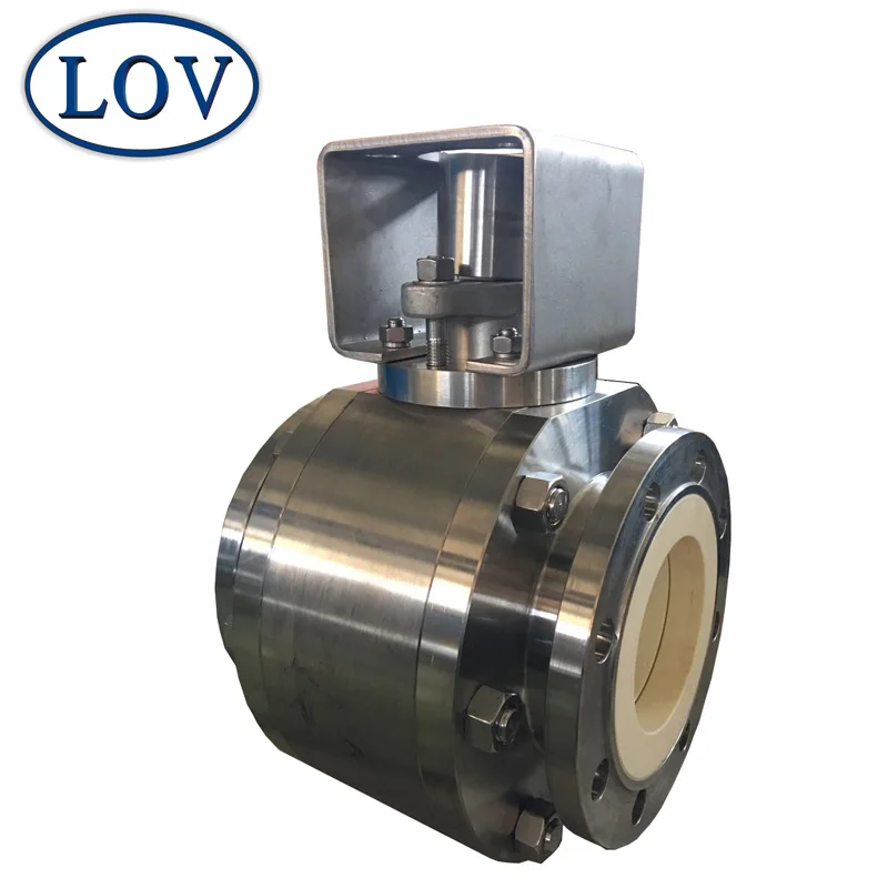 
High Quality Sanitary Full Lined Ceramic Ball Valve 