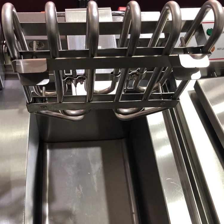 Коммерческая профессиональная электрическая фритюрница из нержавеющей стали с контролем температуры