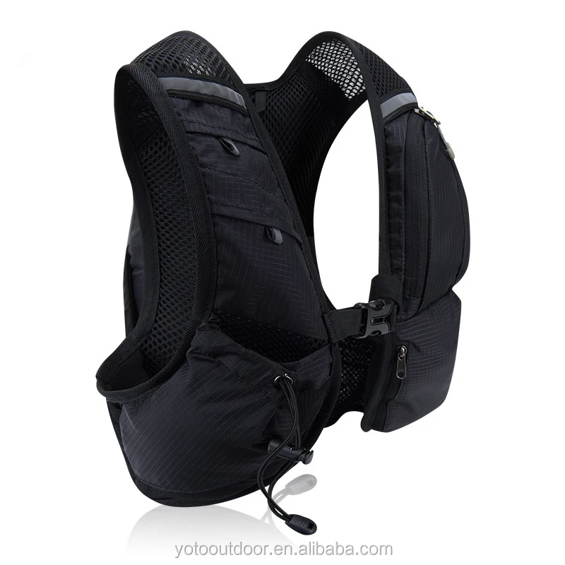 Professional Reflective Trail Running Vest Hydration Backpack Bag for Marathon Cycling Triathlon 2L Waterproof Polyester Fashion