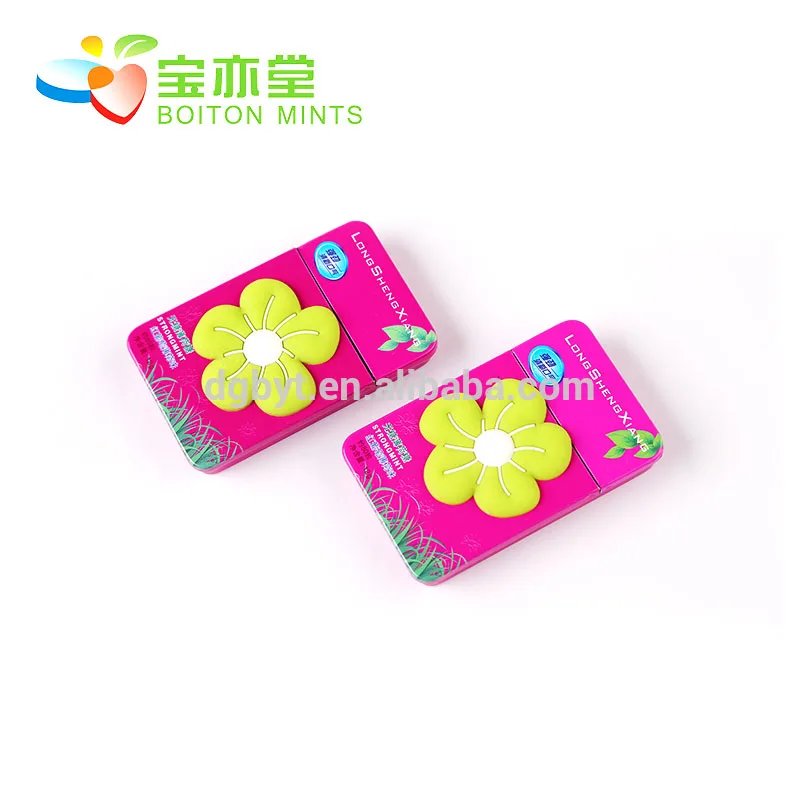 Самый популярный сильный сахар без сахара, мятные конфеты с дышащей мятной оловянкой