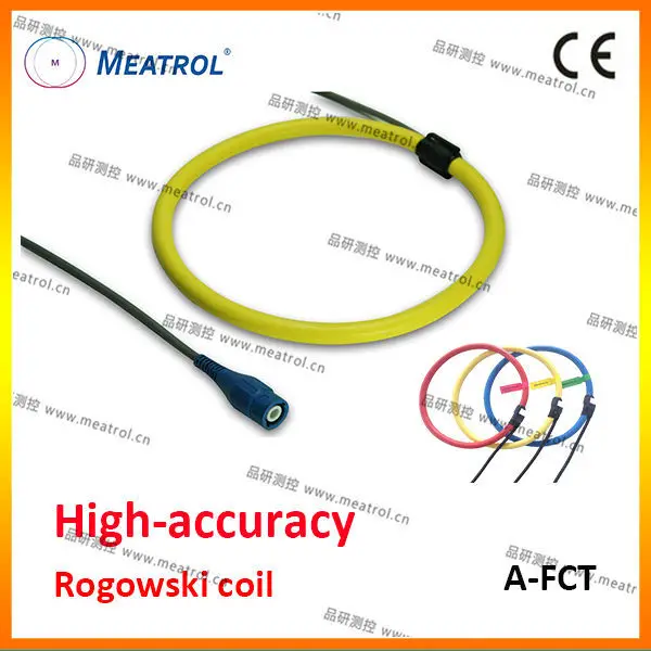 гибкого трубопровода ток катушки с 0-100ka выход переменного тока пояс роговского текущего датчик a-fct