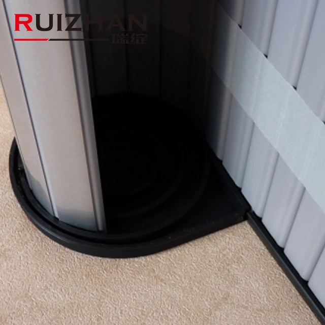 Plastic Extrusion Profiles PVC ABS Slats RV Cabinet Tambour Roller Shutter Doors For Furniture