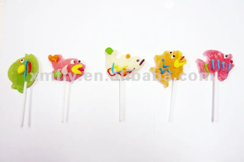 Individual Packing Marshmallow Christmas Jelly Lollipop Candy