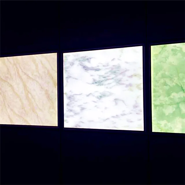 
Decorative Artificial marble light translucent sheet/translucent stone panel 