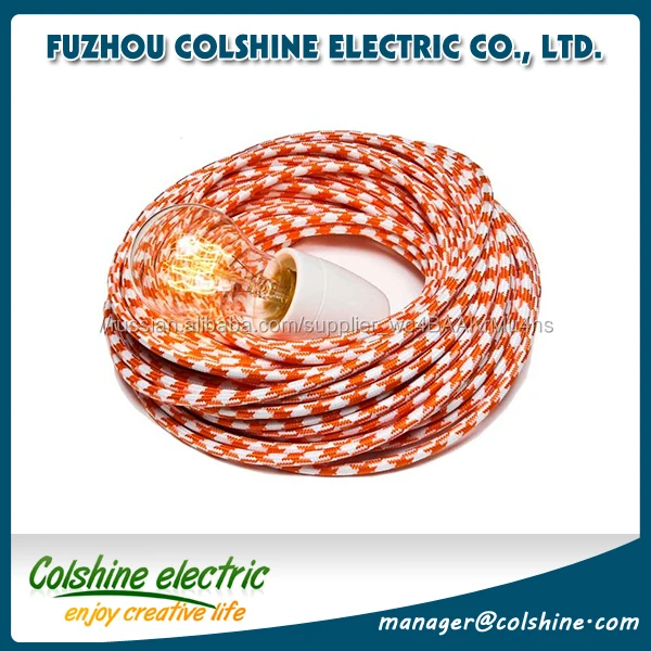 Китай питания VDE UL сертифицированный красочные освещение текстильной кабель от Colshine