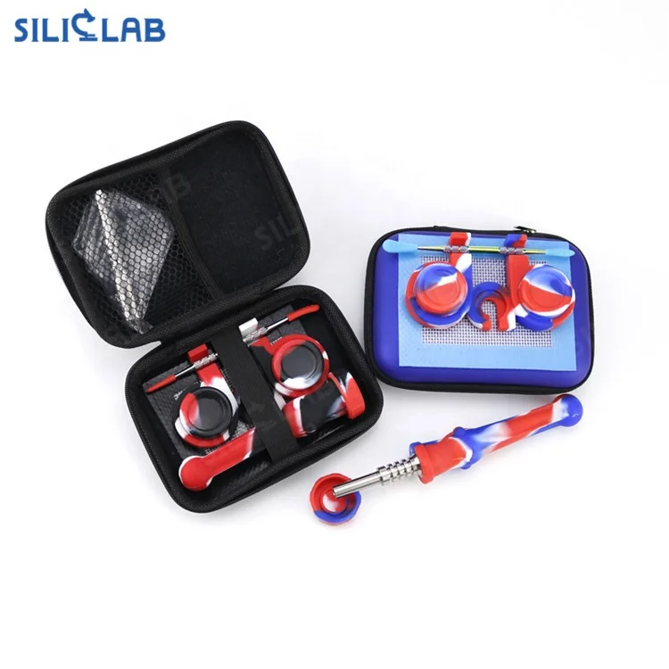 Honey Straw Wholesales Rubber Smoking pipe Silicone Nectar Dabs Rig Collector