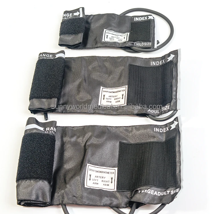 SW-AS27 Classic shining nylon cuff without D-ring for child or adult standard aneroid PALM blood pressure monitor