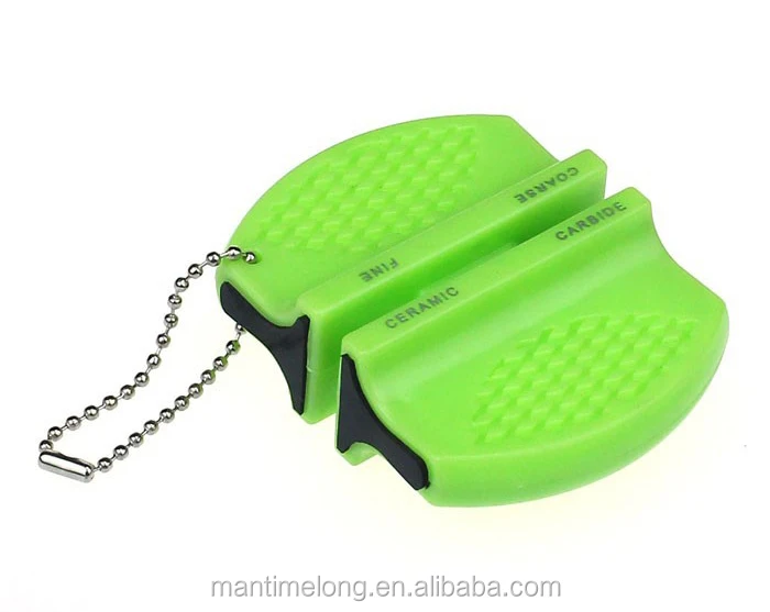 Mini Ceramic Rod Tungsten Steel Camp Pocket Kitchen Knife Sharpener Tool