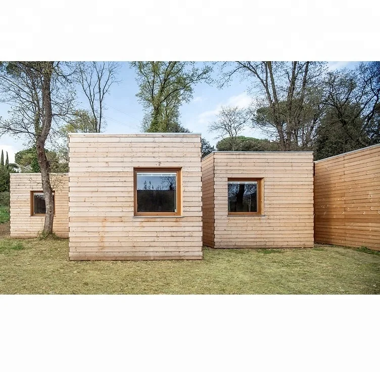 Hysun 20ft Wooden container house WPC Cladding living for home resort