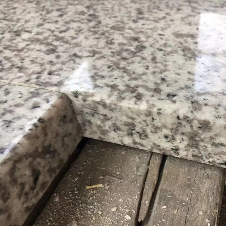 Giallo Cecilia White Granite Custom Kitchen Worktops Desk Tops Wholesale Flat Edge Imported Granite Countertop PAIA Stone