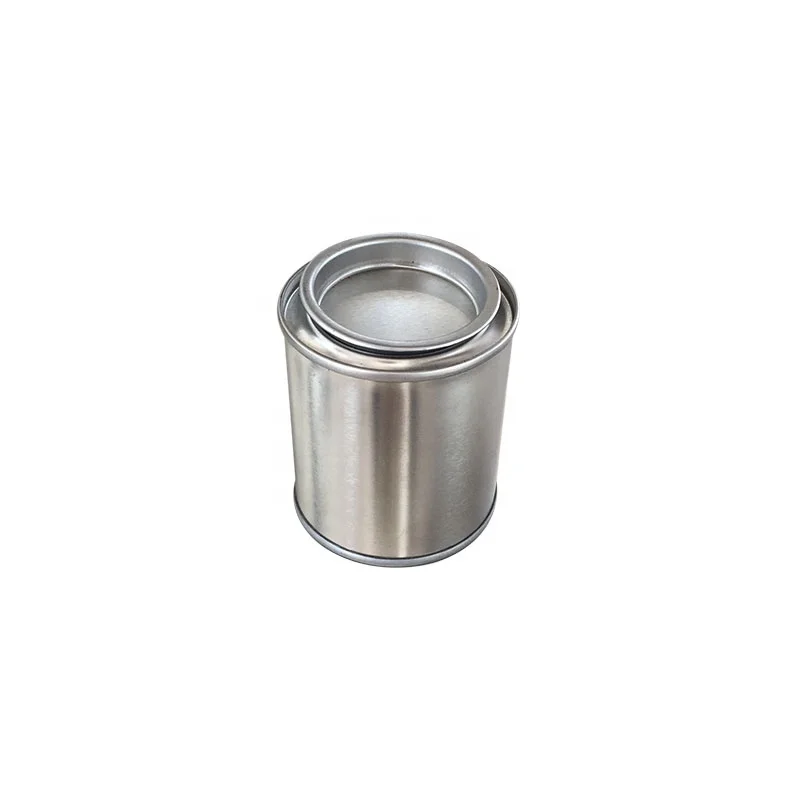 100ml Printed Round Metal Aluminium Small Tin Can Manufacturer Sealer With Pry Lid For Paint Usage