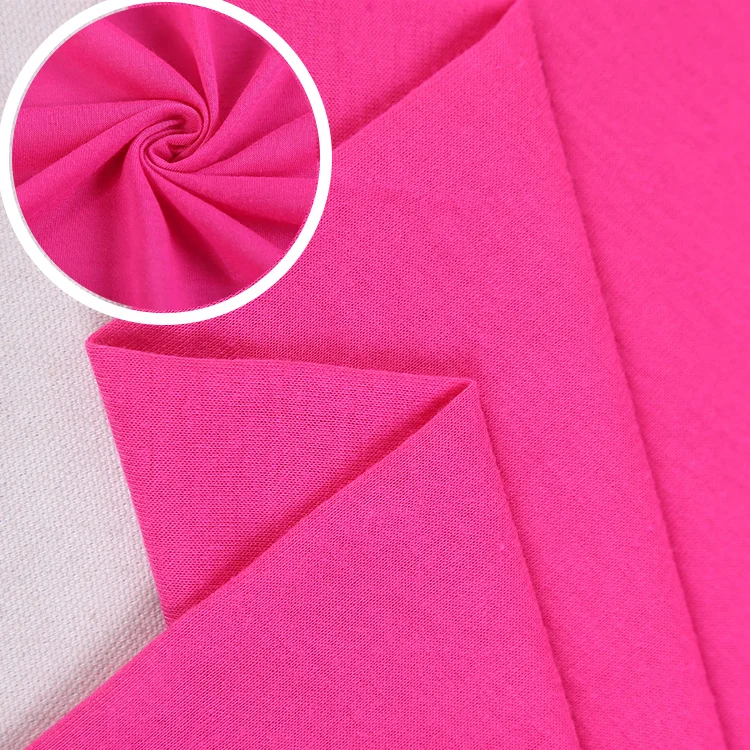 
High elastic soft spandex polyester dry fit cool touch feeling single jersey fabric 