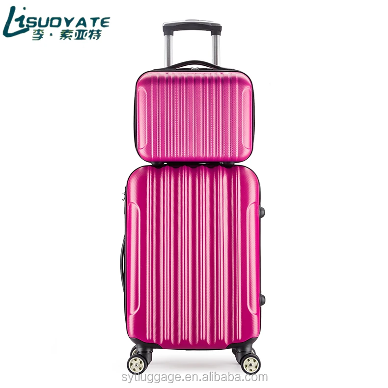 
aluminum suitcase 4 wheel spinner luggage trolley travel bag RED with ABS and 20/24/28 inches 